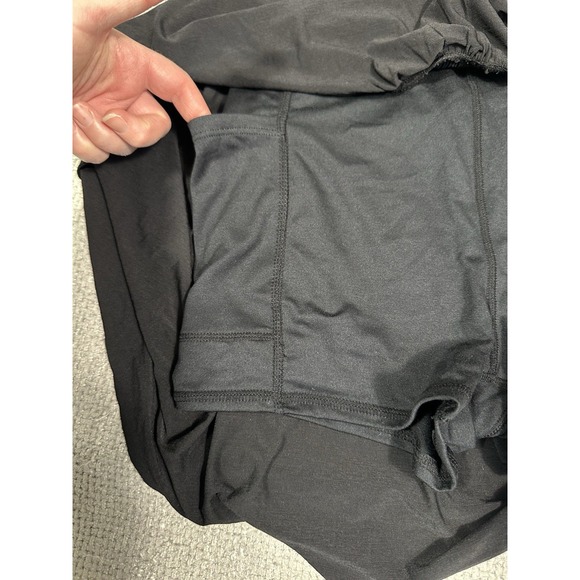 Free People Movement Smockin Hot Mini Dress Womens Extra Small Black Romper Read - Picture 10 of 14